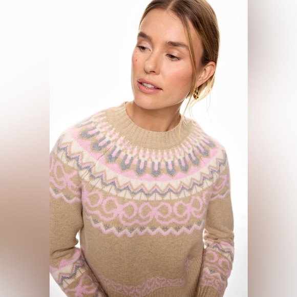 LoveShackFancy Charlesey Pullover Wool Sweater with Bows 🎀 Small - Picture 8 of 16